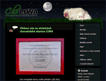 Tablet Screenshot of chovmorcat.cz